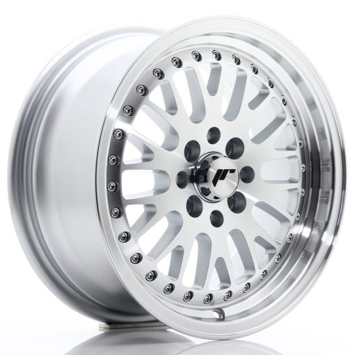 Japan Racing JR10 15 Zoll 7J ET30 4x100/108 Machined Silber