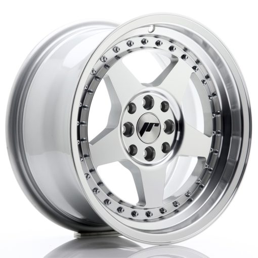 Japan Racing JR6 16 Zoll 8J ET25 4x100/108 Silver Machined Face