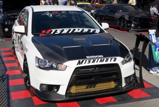 Mitsubishi Lancer Evo X Seibon CW Carbon Motorhaube – Bild 2