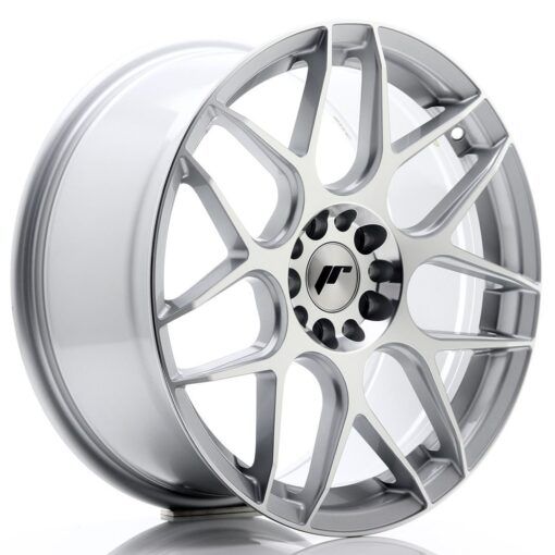 Japan Racing JR18 18 Zoll 8.5J ET45 5x112/114 Silver Machined Face