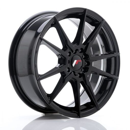 Japan Racing JR21 17 Zoll 8J ET35 4x100/114 Gloss Black