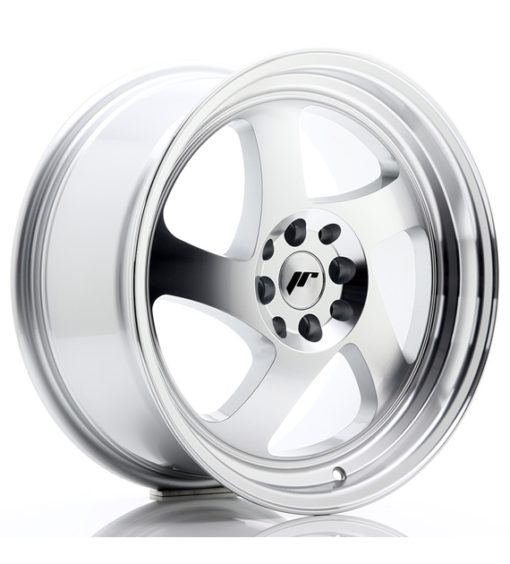 Japan Racing JR15 17 Zoll 8J ET35 4x100/114 Machined Silver