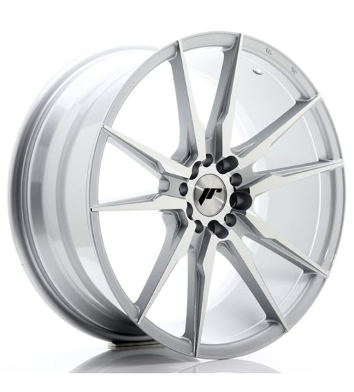 Japan Racing JR21 19 Zoll 8.5J ET45 5x112/114 Silver Machined Face