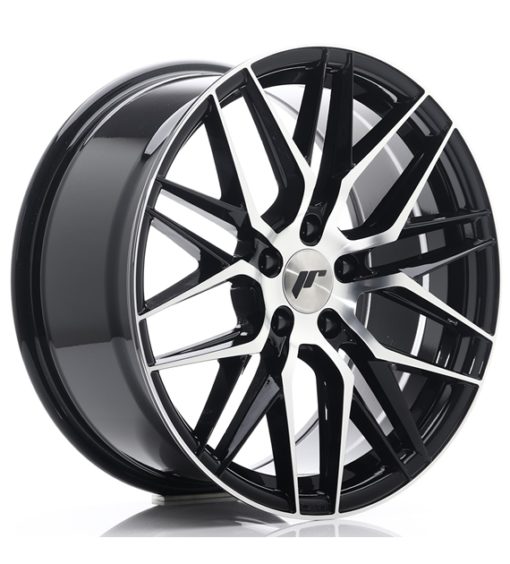 Japan Racing JR28 18 Zoll 8.5J ET40 5x114.3 Gloss Black Machined Face