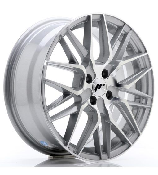 Japan Racing JR28 17 Zoll 7J ET40 4x100 Silver Machined