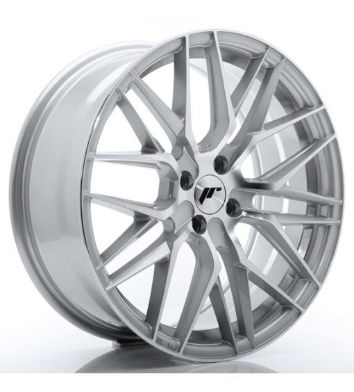 Japan Racing JR28 18 Zoll 7.5J ET40 4x100 Silver Machined Face