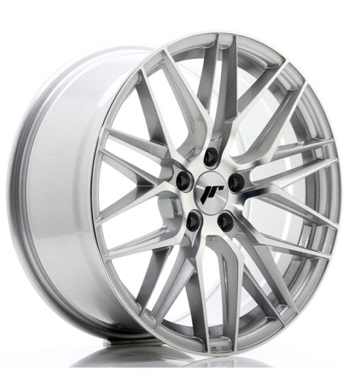 Japan Racing JR28 18 Zoll 8.5J ET40 5x114.3 Silver Machined Face