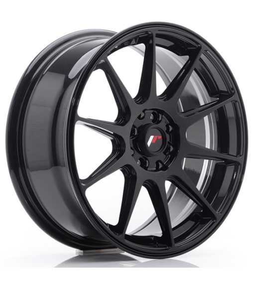 Japan Racing JR11 17 Zoll 7.25J ET35 5x100/108 Glossy Black