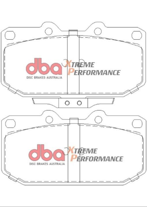 DBA Xtreme Performance Bremsbeläge DB1170XP für Nissan 200SX/Silvia S14/S15 / Skyline R32 GTS-T /GT-R / R33/R34 GT(S)-T / Subaru Impreza vorne (Sumitomo) – Bild 2