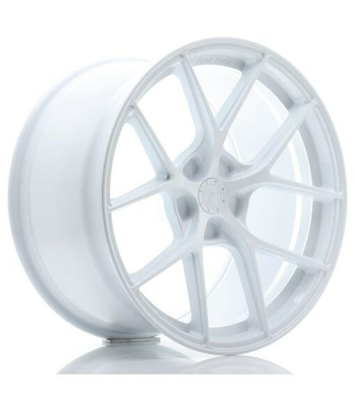 Japan Racing SL01 19 Zoll 9.5J ET25-40 Weiss Blank (5-Loch Wunschlochkreis)