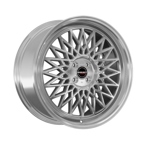 BORBET B 17 Zoll 7J 4x100 ET30 64 Silver Rim Polished