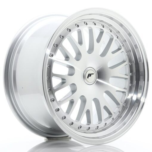 Japan Racing JR10 18 Zoll 9.5J ET20-40 Silver Machined Face Blank (4/5-Loch Wunschlochkreis)