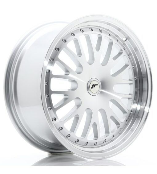 Japan Racing JR10 19 Zoll 8.5J ET20-35 Silver Machined Face Blank (4/5-Loch Wunschlochkreis)