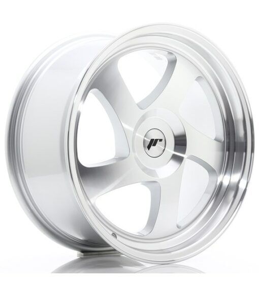 Japan Racing JR15 18 Zoll 8.5J ET20-40 Machined Silver Blank (4/5-Loch Wunschlochkreis)