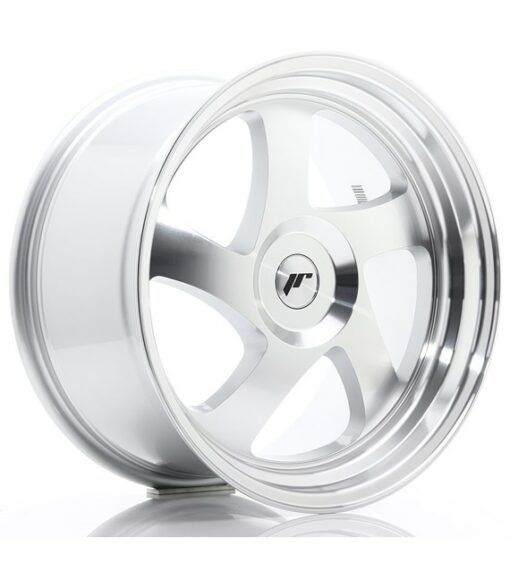 Japan Racing JR15 18 Zoll 9.5J ET20-40 Machined Silver Blank (4/5-Loch Wunschlochkreis)