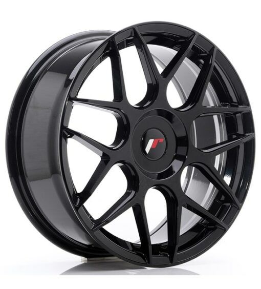 Japan Racing JR18 18 Zoll 7.5J ET20-40 Gloss Black Blank (4-Loch Wunschlochkreis)