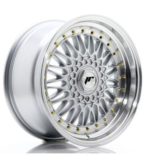 Japan Racing JR9 17 Zoll 8.5J ET20-35 Silver w/Machined Lip Blank (4/5-Loch Wunschlochkreis)