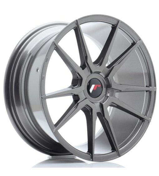 Japan Racing JR21 18 Zoll 8.5J ET20-40 Hyper Gray Blank (4/5-Loch Wunschlochkreis)