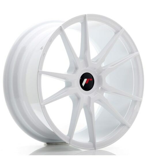 Japan Racing JR21 18 Zoll 8.5J ET20-40 White Blank (4/5-Loch Wunschlochkreis)