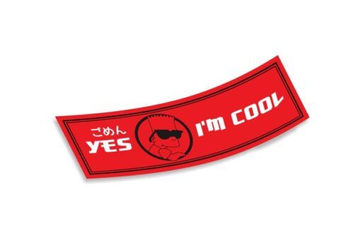 Slap Sticker JDM Yes, I'm cool