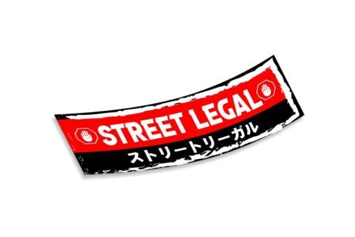 Slap Sticker JDM Street Legal