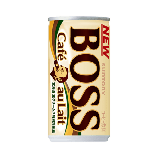 Suntory Boss Coffee Café au Lait 185ml - 30 Dosen Packung