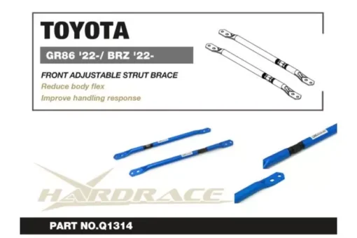 Hardrace Front Strut Brace für Subaru BRZ / Toyota GR86 ZN8/ZD8 – Bild 2