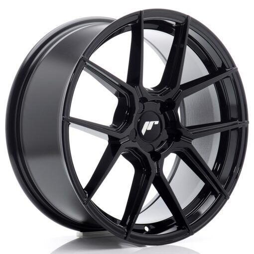 Japan Racing JR30 18 Zoll 8.5J ET20-45 Gloss Black Blank (5-Loch Wunschlochkreis)