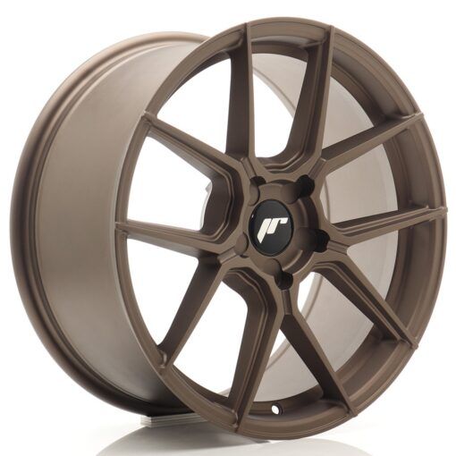 Japan Racing JR30 18 Zoll 8.5J ET20-45 Matt Bronze Blank (5-Loch Wunschlochkreis)