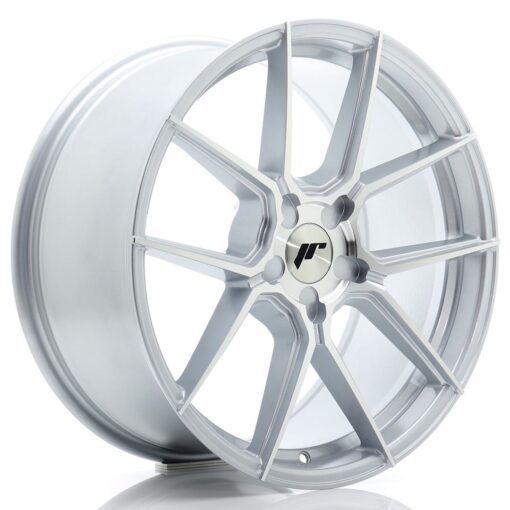 Japan Racing JR30 19 Zoll 8.5J ET20-45 Silver Machined Face Blank (5-Loch Wunschlochkreis)