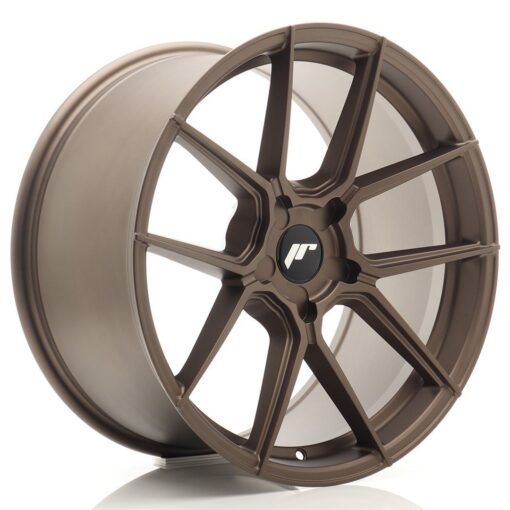 Japan Racing JR30 19 Zoll 9.5J ET20-40 Matt Bronze Blank (5-Loch Wunschlochkreis)