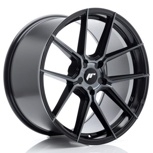 Japan Racing JR30 20 Zoll 10.5J ET15-45 Black Machined w/ Tinted Face Blank (5-Loch Wunschlochkreis)