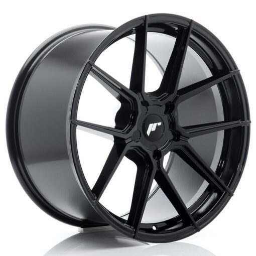 Japan Racing JR30 20 Zoll 10.5J ET15-45 Gloss Black Blank (5-Loch Wunschlochkreis)