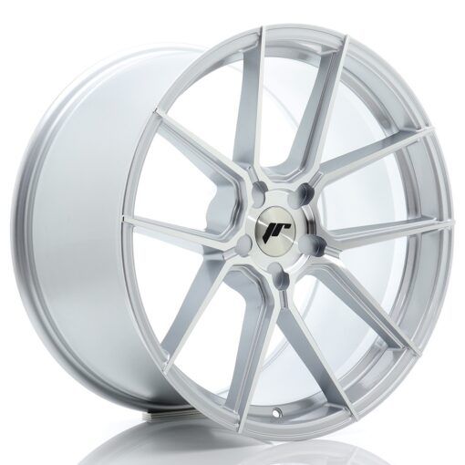 Japan Racing JR30 20 Zoll 10.5J ET15-45 Silver Machined Face Blank (5-Loch Wunschlochkreis)