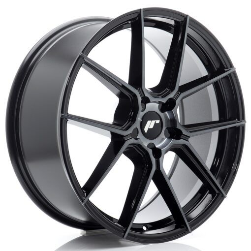 Japan Racing JR30 20 Zoll 8J ET20-40 Black Machined w/ Tinted Face Blank (5-Loch Wunschlochkreis)