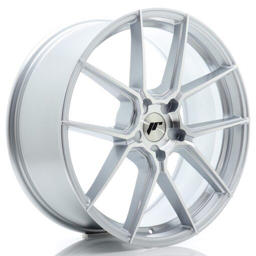 Japan Racing JR30 20 Zoll 8.5J ET20-45 Silver Machined Face Blank (5-Loch Wunschlochkreis)