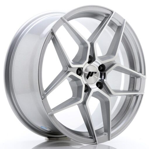 Japan Racing JR34 18 Zoll 8J ET35 5x120 Silver Machined Face