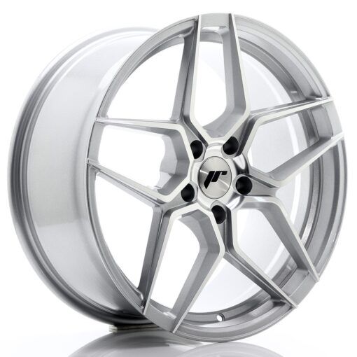 Japan Racing JR34 19 Zoll 8.5J ET35 5x120 Silver Machined Face