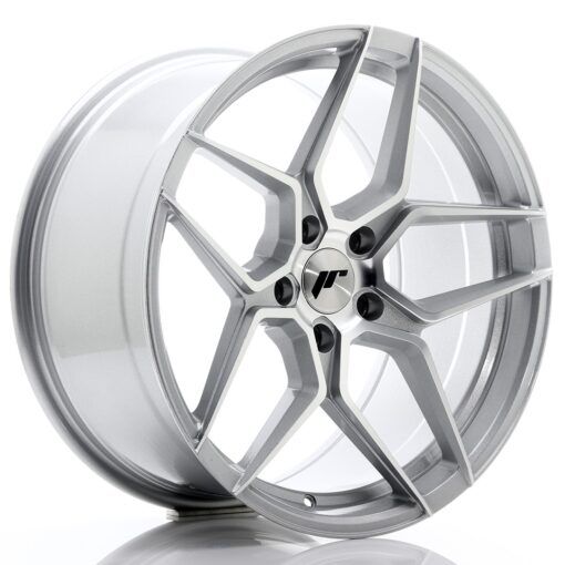 Japan Racing JR34 19 Zoll 9.5J ET35 5x120 Silver Machined Face