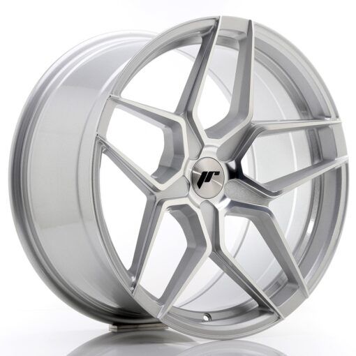 Japan Racing JR34 19 Zoll 9.5J ET35 5x120 Silver Machined