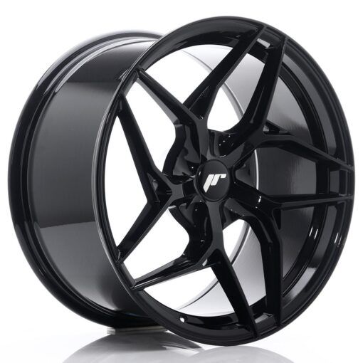 Japan Racing JR35 19 Zoll 9.5J ET20-45 Gloss Black Blank (5-Loch Wunschlochkreis)