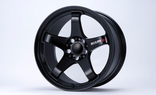 Nismo LM GT4 18 Zoll 10.5J ET15 5x114.3 Black Machining Logo Set (4pcs)