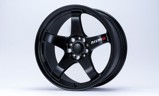 Nismo LM GT4 18 Zoll 9J ET22 5x114.3 Black Machining Logo Set (4pcs)