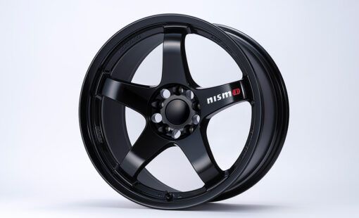 Nismo LM GT4 18 Zoll 9.5J ET12 5x114.3 Black Machining Logo Set (4pcs)