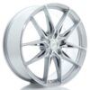 Japan Racing JR44 20 Zoll 8J ET20-40 Silver w/ Machined Face Blank (5-Loch Wunschlochkreis)