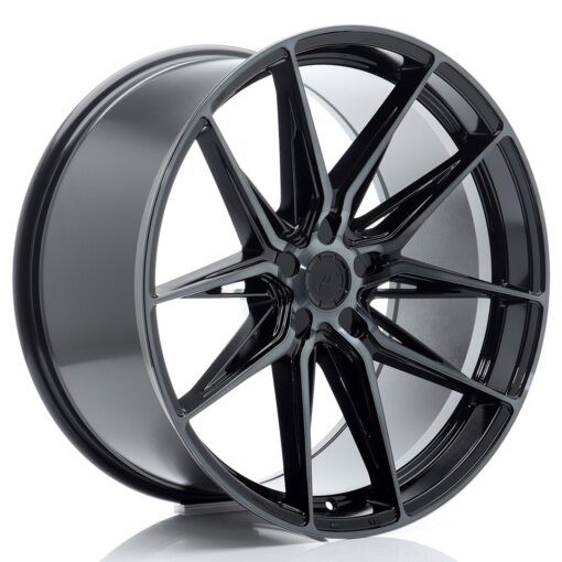 Japan Racing JR44 21 Zoll 11J ET11-46 Black Machined w/ Tinted Face Blank (5-Loch Wunschlochkreis)