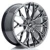 Japan Racing JR49 18 Zoll 8J ET20-42 Hyper Black Blank (5-Loch Wunschlochkreis)
