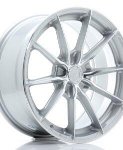 Japan Racing JR37 17 Zoll 8J ET20-40 Silver Machined Face Blank (5-Loch Wunschlochkreis)