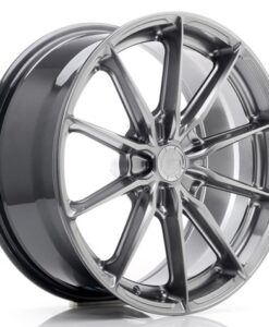 Japan Racing JR37 18 Zoll 8J ET20-45 Hyper Black Blank (5-Loch Wunschlochkreis)