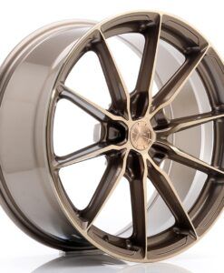 Japan Racing JR37 19 Zoll 9.5J ET20-45 Platinum Bronze Blank (5-Loch Wunschlochkreis)